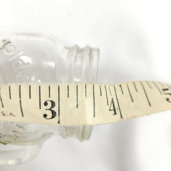 VTG Set of 4 Golden Harvest Mason Drinking Jar with Handles Green & Clear Glass - Picture 9 of 12